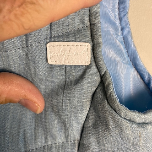 7 For All Mankind Girl's Insulated Lined Zip Up Vest Size 2T Winter Vest NEW - Picture 3 of 12